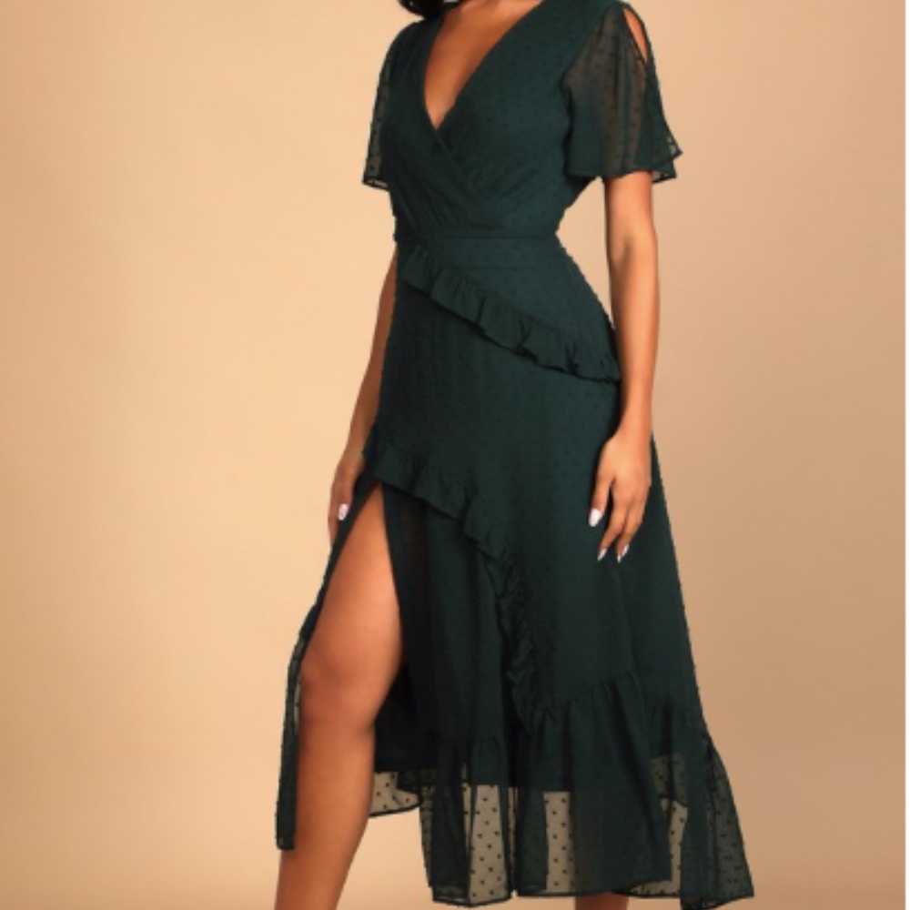 Emerald Green Semi-Formal Dress